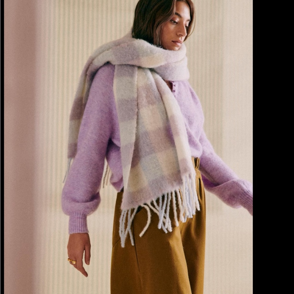 Sezane winter scarf NWT - Picture 2 of 7